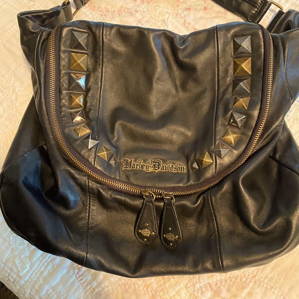 Harley Davidson leather Ho-Bo purse